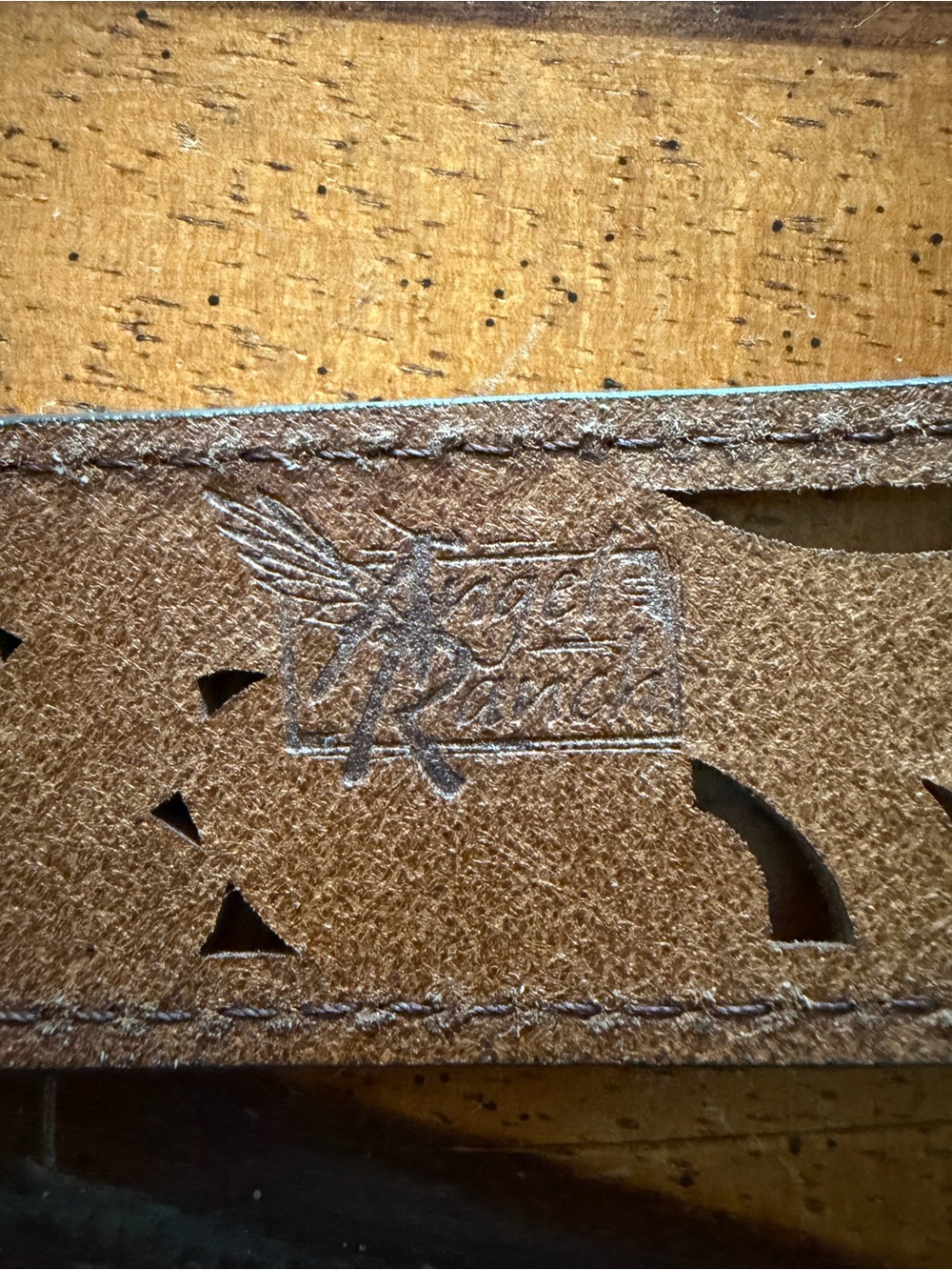 Angel Ranch Filigree Cutout Belt - Picture 2 of 3